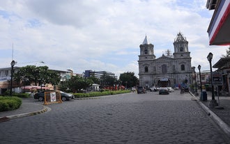. On your food and heritage tour in Pampanga Province, you’ll visit the Holy Rosary Parish Church in Angeles City