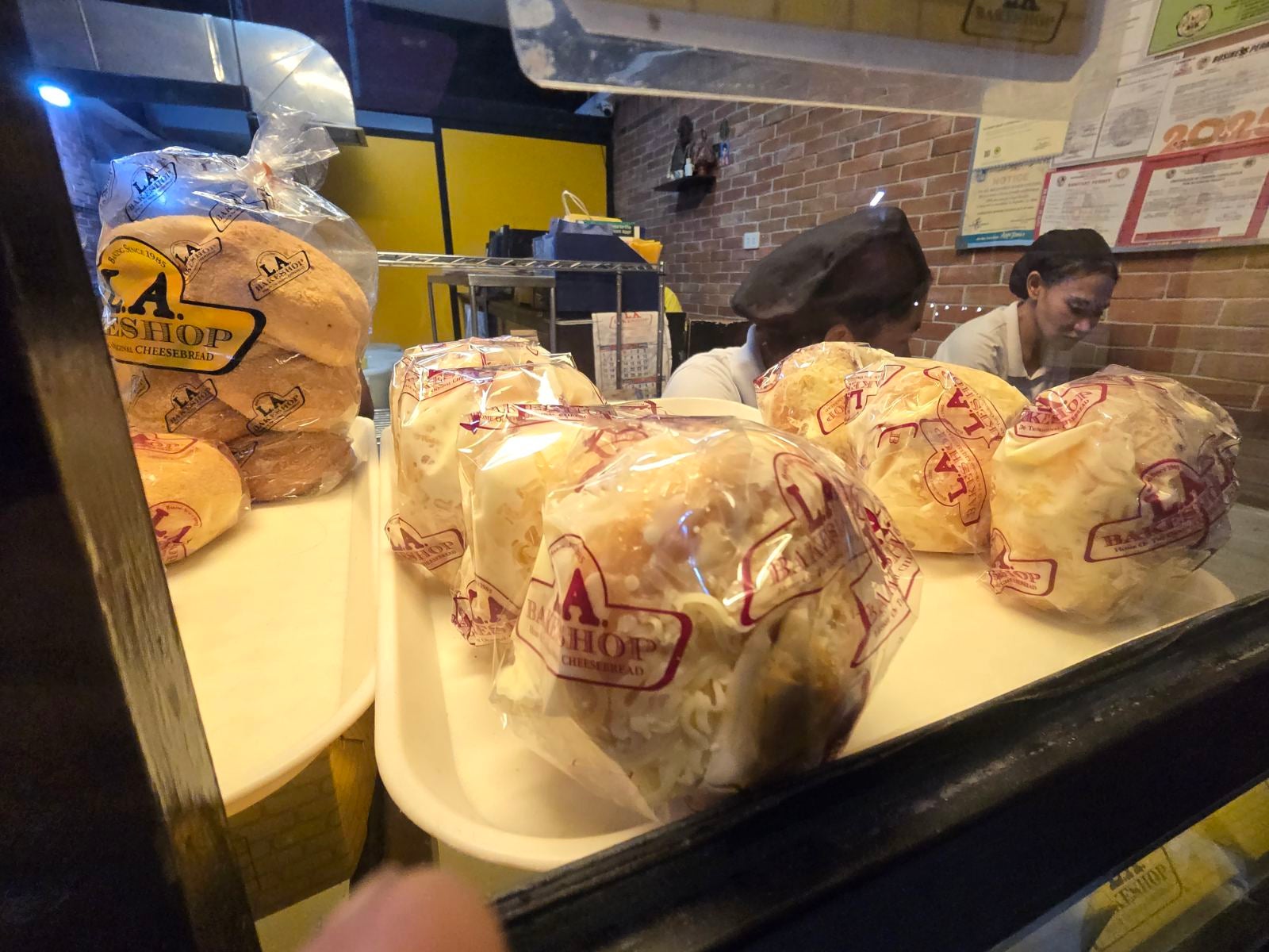 Try some of LA Bakeshop's breads on your food and heritage tour in Pampanga Province