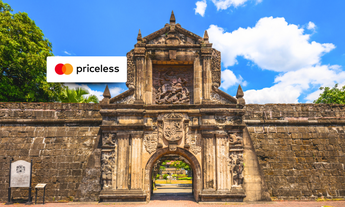 The entrance to Fort Santiago, a highlight of this Intramuros old town walking tour, which offers a glimpse into Philippine history