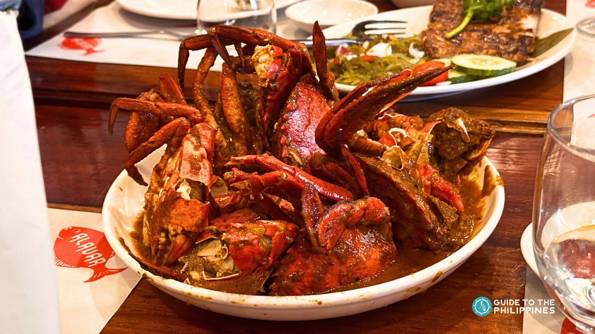 Curacha crabs in Alabar Seafood Restaurant in Zamboanga City