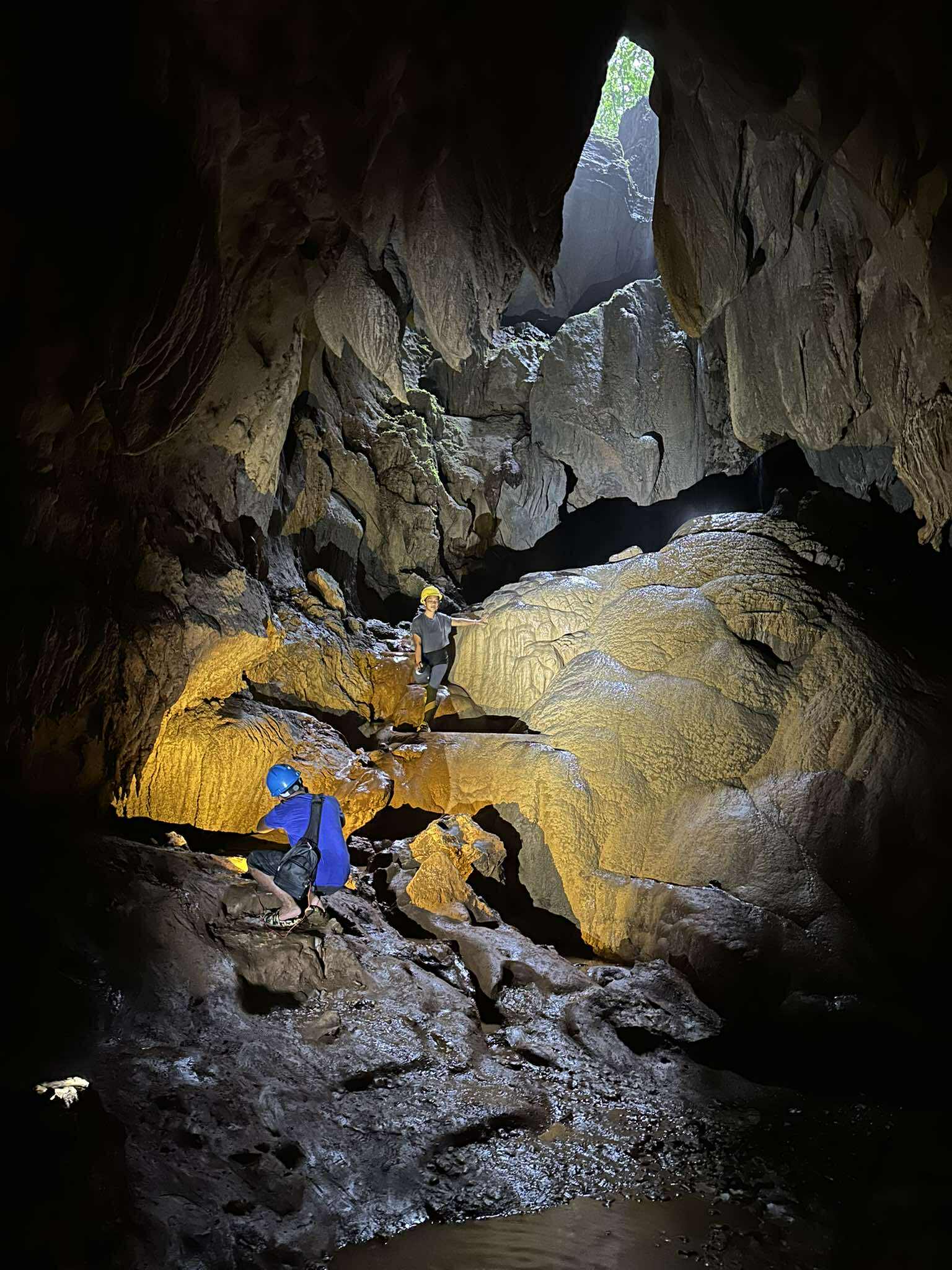 Challenge yourself by climbing the natural rock formations of the Cavinti Cave.