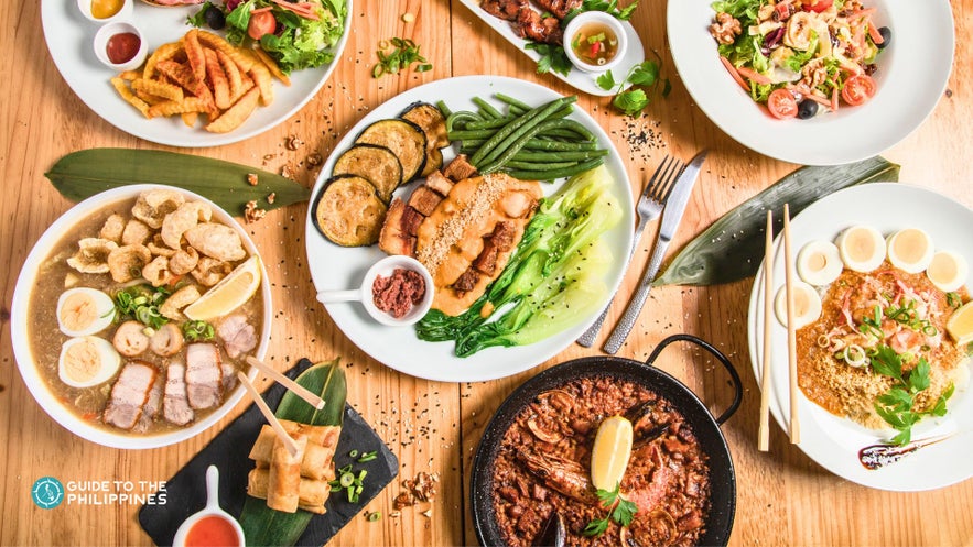 Spread of Filipino food Spread of Filipino food