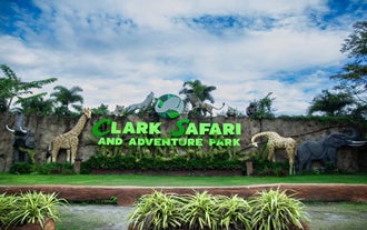 A scenic view of Clark Safari and Adventure Park in Pampanga Province with lush surroundings
