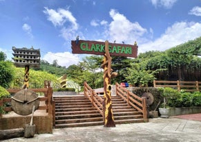 The entrance signage welcoming guests with this day pass to Clark Safari and Adventure Park in Pampanga Province