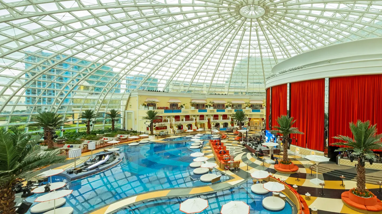 Cove Manila, Okada Manila's indoor beach club that transforms into a vibrant luxury nightclub when the sun sets.