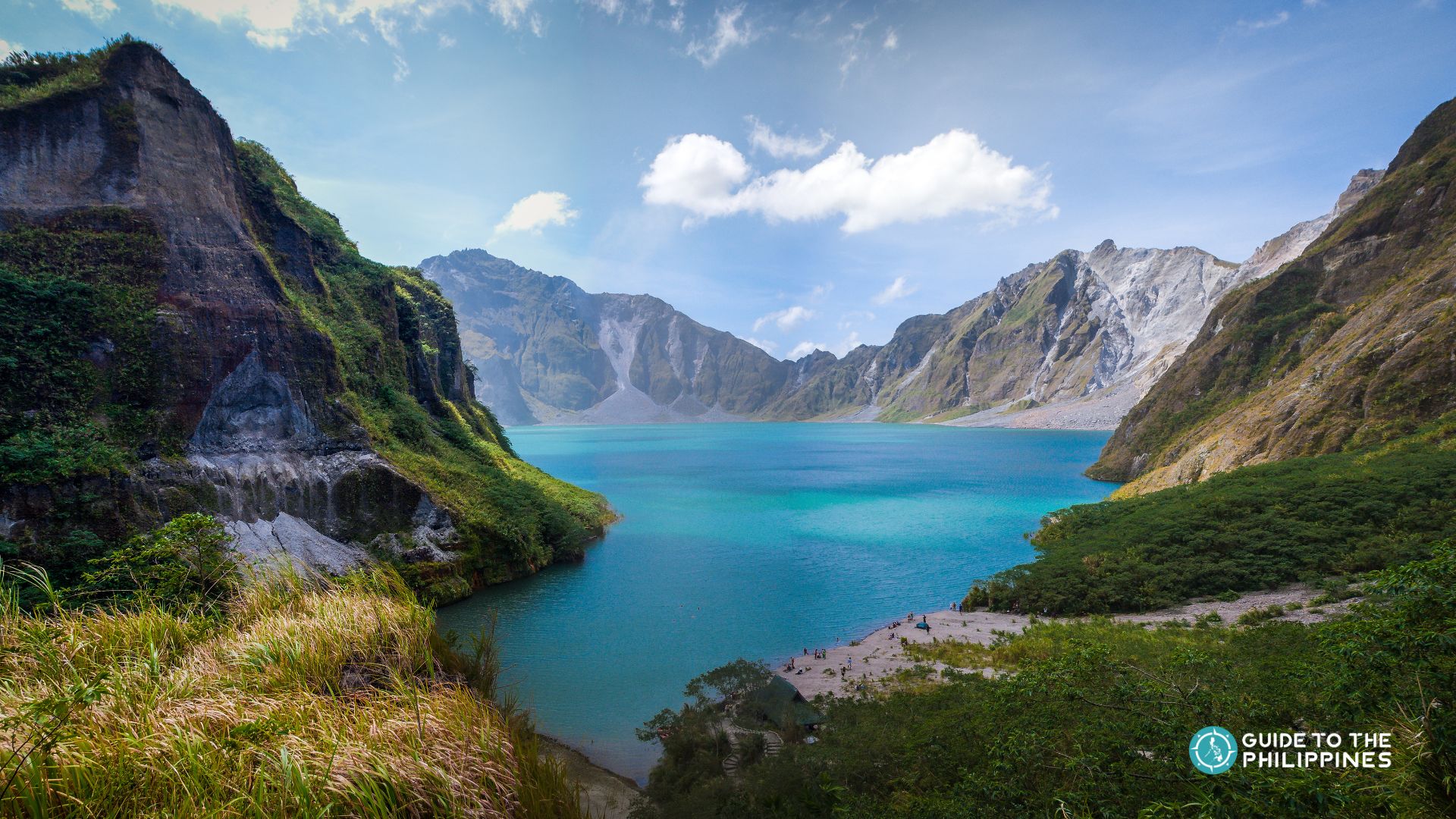 Crater lake of Mt. Pinatubo
