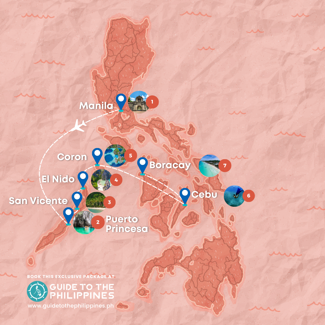 2-Week Philippines Beach & Nature Itinerary to Palawan, Cebu & Boracay Islands