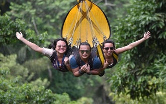 A thrilling zipline ride over the Seven Falls highlights this private tour to Lake Sebu Municipality in South Cotabato Province.
