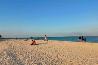 Facade of comfort level accommodation in Moalboal, Cebu, Philippines