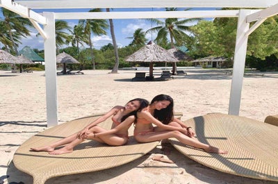 Beach at Badian Island Wellness Resort