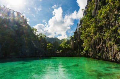 Barracuda Lake in Coron, Palawan