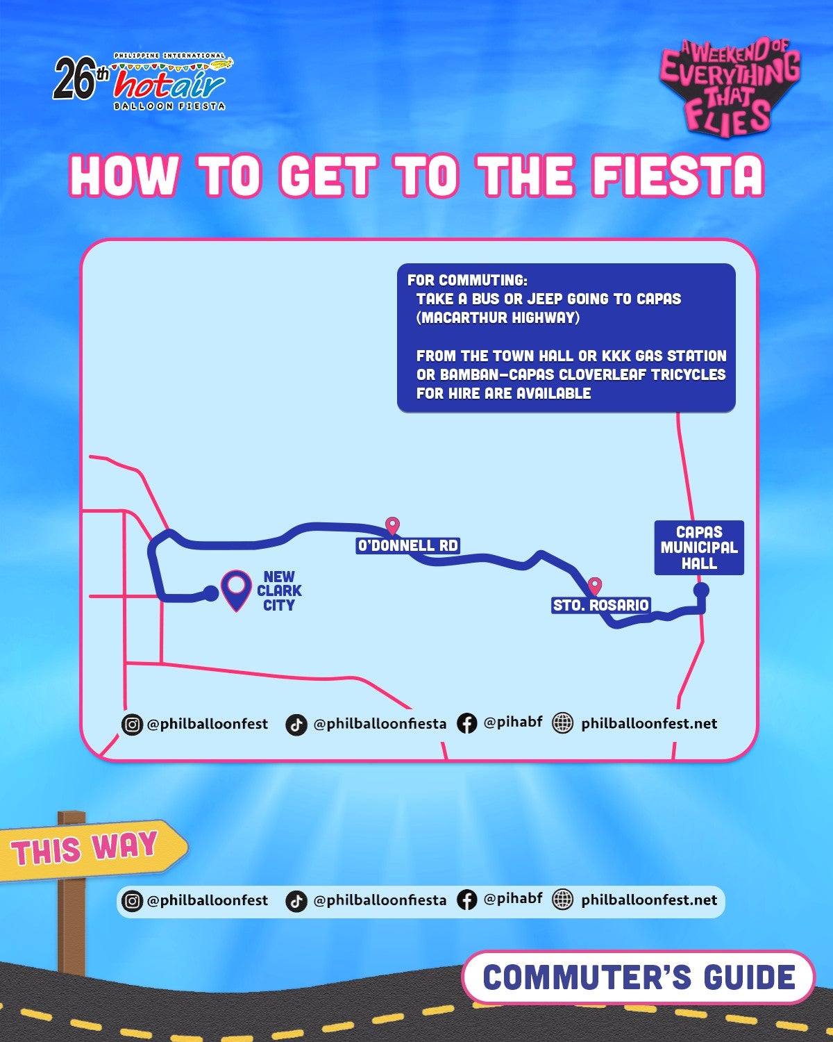 Philippine International Hot Air Balloon Fiesta Commuters Guide